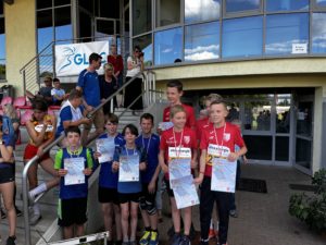 Platz 2 für die Jungs der U14 über 4x75m