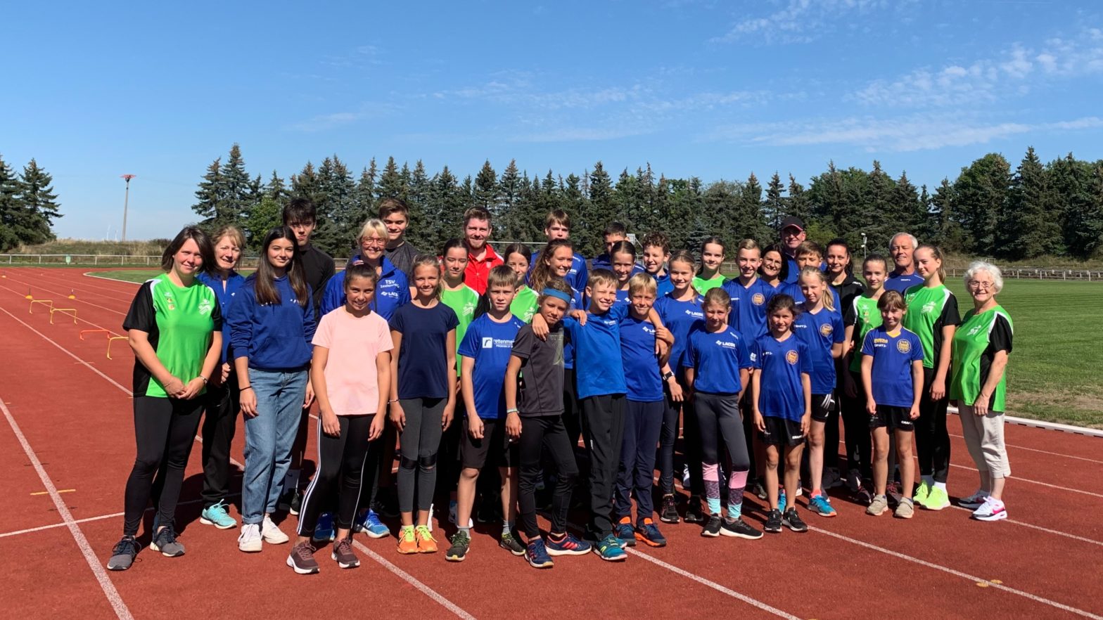 Athleten des TLZ Thüringisches Vogtland zum Sichtungstraining