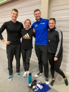 Jannis Mäusebach, Iris Opitz (LAV Elstertal Bad Köstritz), Tom Mäusebach, Pauline Winkler (TVL Freiberg)