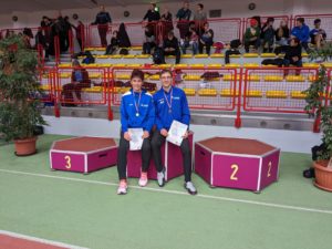 Birgit Riedel und Alexander Seeliger nach erfolgreichem Wettkampf