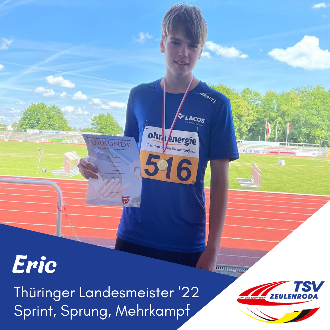 Eric Schlesier AK14 aus unserem Team