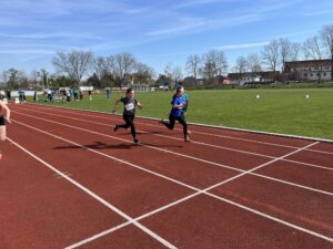 Anna-Lena Kulessa im Sprint über 60m