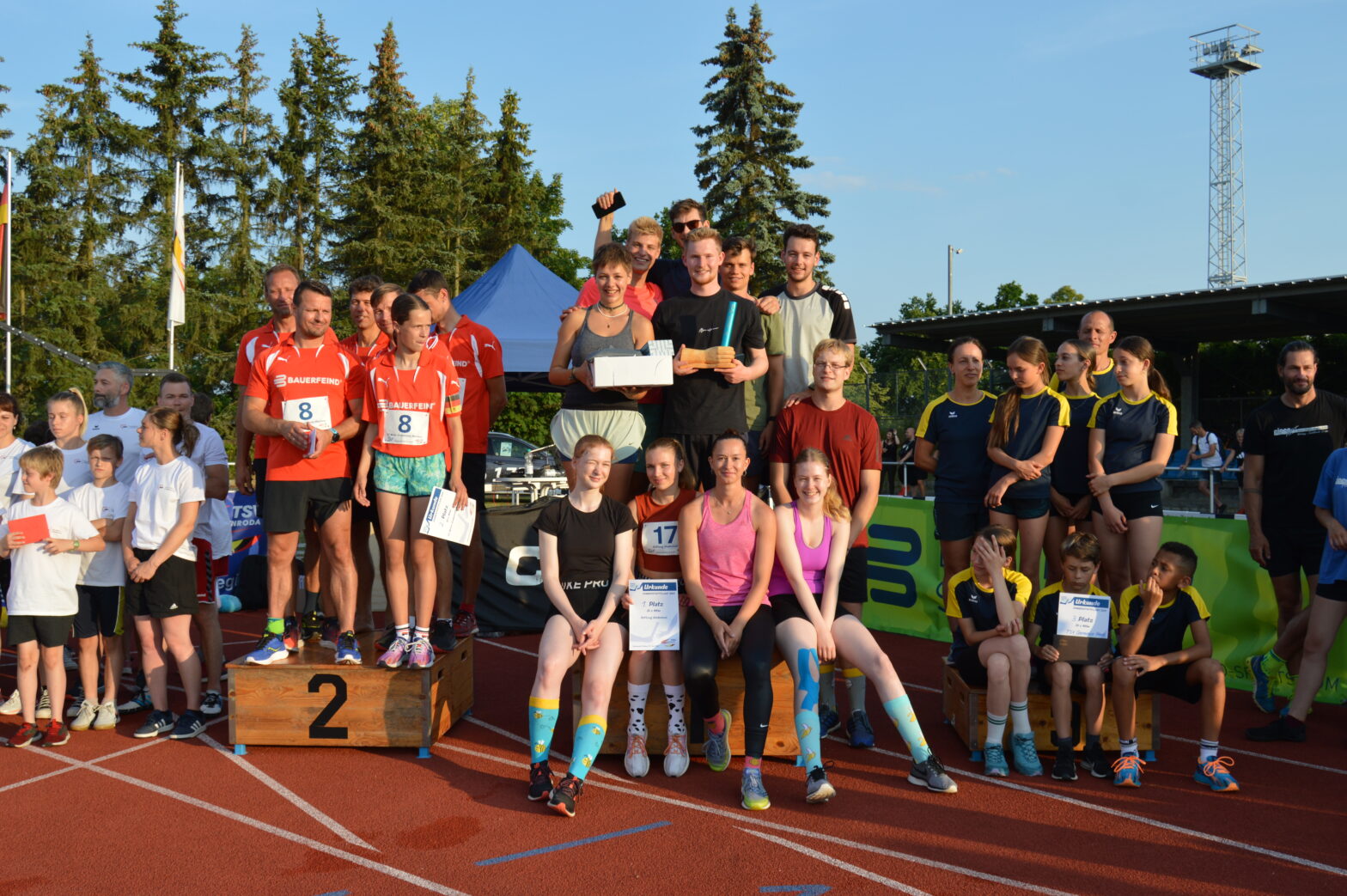 Siegerehrung zum Sommerstaffellauf 2023