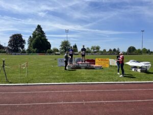 Jaro Wuthnow auf Platz 2 über 100m
